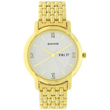 Sonata White Dial Analog Watch For Men - 7954YM01