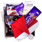 Christmas Cap With Chocolates & Dried Cranberry