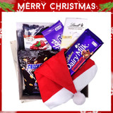 Christmas Cap With Chocolates & Dried Cranberry