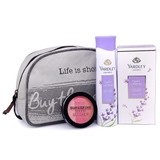Cosmetic Bag With Yardley London Perfume Set & Blusher