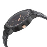 Sonata Black Dial Analog Watch For Men - 77031KM04