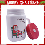 Christmas Character Ceramic Mug With Lid