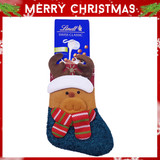 Lindt Chocolate Bar In Reindeer Socks