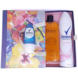 Rexona Roll On & Body Spray With Pears Body Wash Gift Box