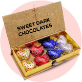 Sweet Dark Gourmet Heart Chocolate Box (8 pcs)