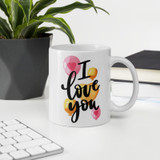 ''I Love You'' Printed Mug Gift (02)