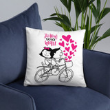 ''Follow Your Heart'' Printed Cushion Gift