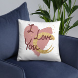 ''I Love You'' Printed Cushion Gift (03)