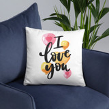 ''I Love You'' Printed Cushion Gift (04)