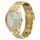 Sonata Champagne Dial Analog Men's Watch - 7134YM03