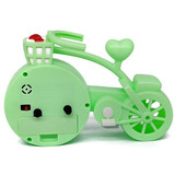 Decorative Bike Table Top Green Alarm Clock