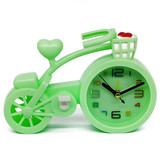 Decorative Bike Table Top Green Alarm Clock