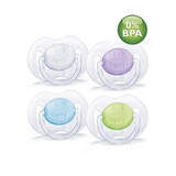 Philips Avent Translucent Soothers 0-6 Months Philips Avent Translucent Soothers 0-6 Months