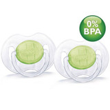 Philips Avent Translucent Soothers 0-6 Months Philips Avent Translucent Soothers 0-6 Months