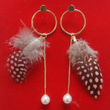 Specially For You - Hello Kitty, Deo & Feather Earring