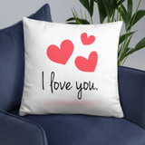 ''I Love You'' Printed Cushion Gift (06)