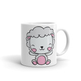 Cute Sheep Printed Ceramic Coffee Mug