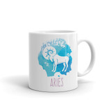 Aries Zodiac Sign Printed Ceramic Coffee Mug (Born Between Mar21 - Apr19)