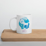 Aries Zodiac Sign Printed Ceramic Coffee Mug (Born Between Mar21 - Apr19)