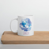 'Cancer' Zodiac Sign Printed Ceramic Coffee Mug