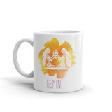 'Gemini' Zodiac Sign Printed Ceramic Coffee Mug