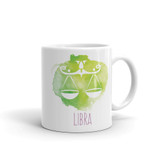 'Libra' Zodiac Sign Printed Ceramic Coffee Mug