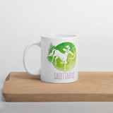 'Sagittarius' Zodiac Sign Printed Ceramic Coffee Mug