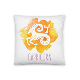 'Capricorn' Zodiac Sign Printed Cushion Gift