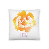 'Gemini' Zodiac Sign Printed Cushion Gift