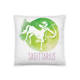 'Sagittarius' Zodiac Sign Printed Cushion Gift