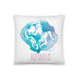 'Aquarius' Zodiac Sign Printed Cushion & Coffee Mug