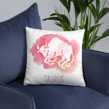 'Taurus' Zodiac Sign Printed Cushion & Coffee Mug