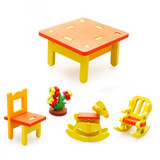 3D Assembling Mini Kinder Garten Chairs Toy Set  (3+ Years)