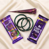 Cadbury Dairy Milk Chocolates With Mehndi & Chura