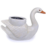 Home Decor Beautiful Couple Swan Flower Pot 12''