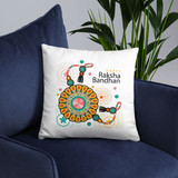 ''Happy Raksha Bandhan'' Printed Cushion Gift (02)