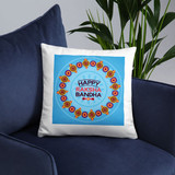 ''Happy Raksha Bandhan'' Printed Cushion Gift (03)