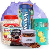 Coffee, Horlicks, Oats. Soan Papdi & Almonds Combo