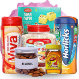 Viva, Horlicks, Oats, Honey, Almonds & Soan Papdi Combo