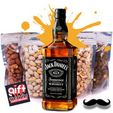 Jack Daniel's Whisky 1000ml & Four Dry Nuts Fruits Pack