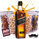 JW Black Label Whisky 1000ml & Four Dry Nuts Fruits Pack