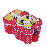 Cute Tiger Design Red Mini Coin Box 4.5''
