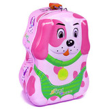 Adorable Doggy Design Pink Coin Box for Kids 7"
