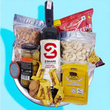 Dry Nuts, Namkeen, Wine, Cheese, Green Olive Gift Tray