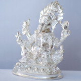 Silver Idol of Lord Ganesh Ji