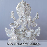 Sold Pure Silver Idol of Goddess Laxmi Ji