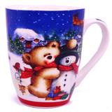 Beautiful Printed Design Christmas Ceramic Mug (03)