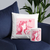 ''Happy Women's Day'' Printed Personalized Cushion & Coffee Mug