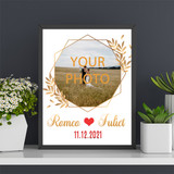 Personalized Name & Date Love Photo Frame
