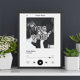 Personalize Music Photo Frame Gift (A4 Size)